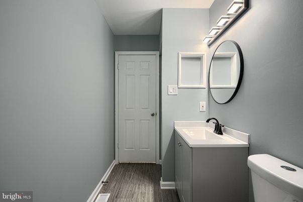 Bathroom, Interior, Wood Texture Flooring