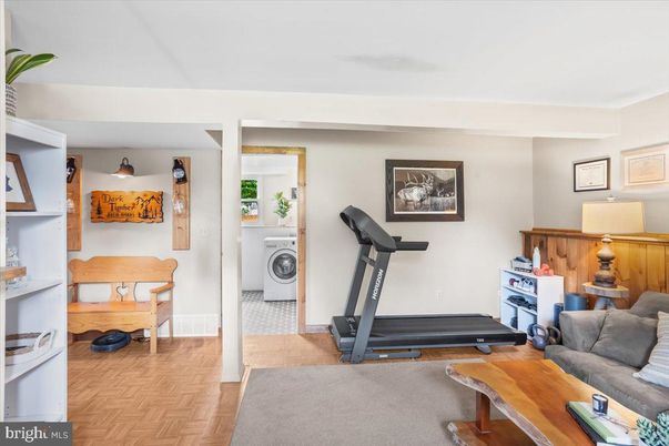 Fitness Equipment, Interior, Wood Texture Flooring