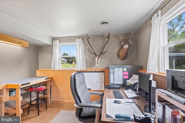 Home Office, Interior, Wood Texture Flooring