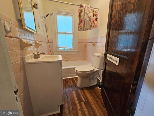 Bathroom, Interior, Wood Texture Flooring