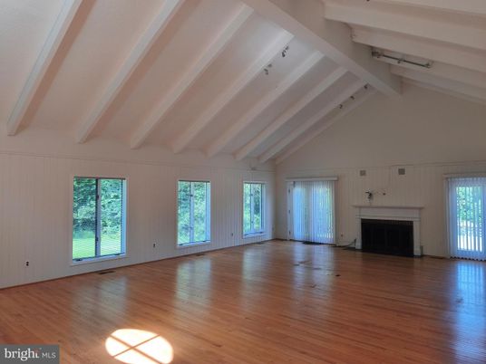 Empty room, Fireplace, Interior, Wood Texture Flooring