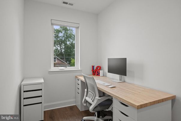 Home Office, Interior, Wood Texture Flooring