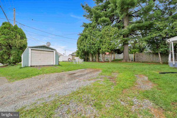 Backyard, Detached Garage, Exterior