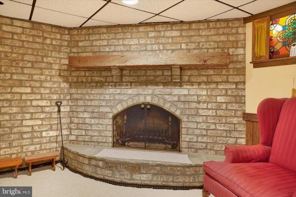 Fireplace, Interior, Stone Walls