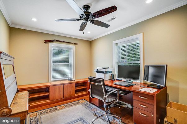 Home Office, Interior, Recessed Lighting