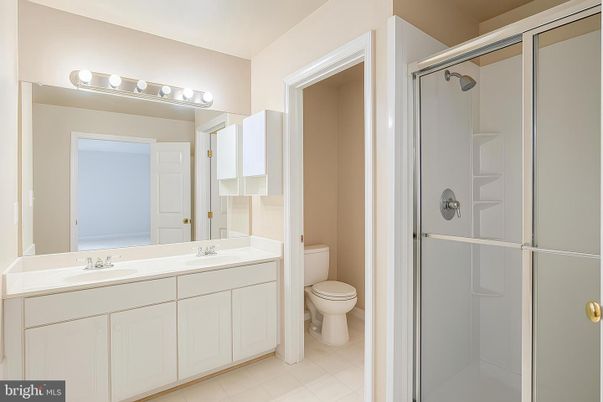 Bathroom, Dual Sink Vanities, Glass Shower, Interior