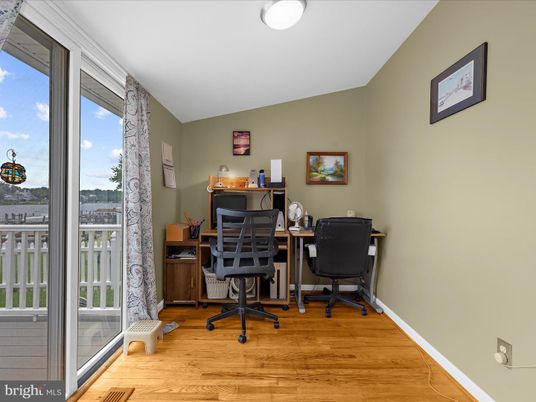 Home Office, Interior, Wood Texture Flooring