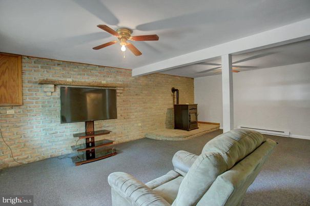 Interior, Living room, Stone Walls