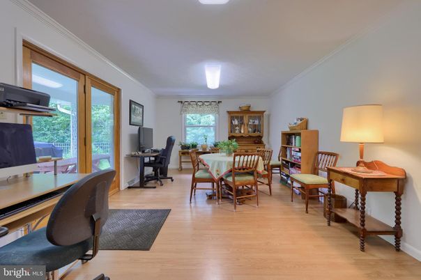 Home Office, Interior, Wood Texture Flooring
