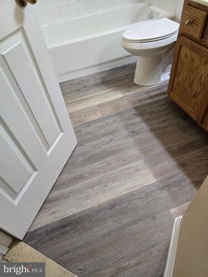Bathroom, Interior, Wood Texture Flooring