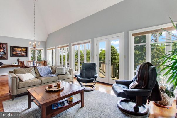 Dining room, Interior, Living room, Pendant Lights, Wood Texture Flooring