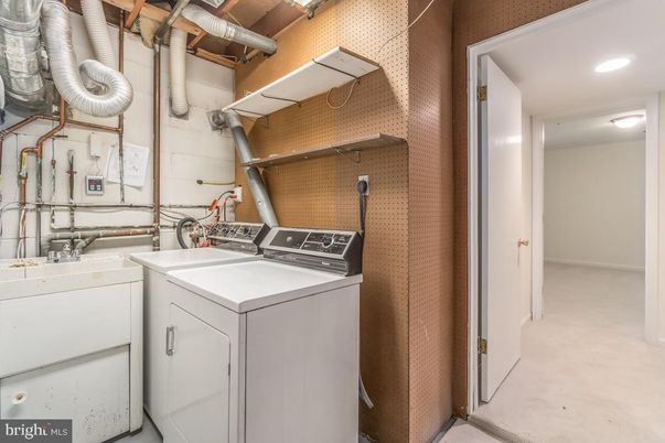 Interior, Recessed Lighting, Washer
