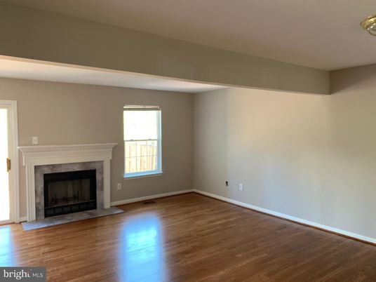Empty room, Fireplace, Interior, Wood Texture Flooring