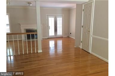 Empty room, Fireplace, Interior, Wood Texture Flooring