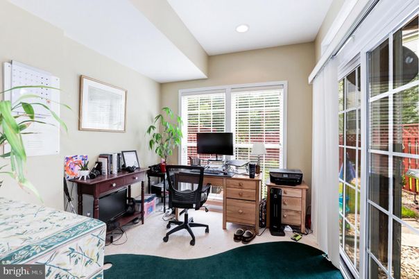 Home Office, Interior, Recessed Lighting