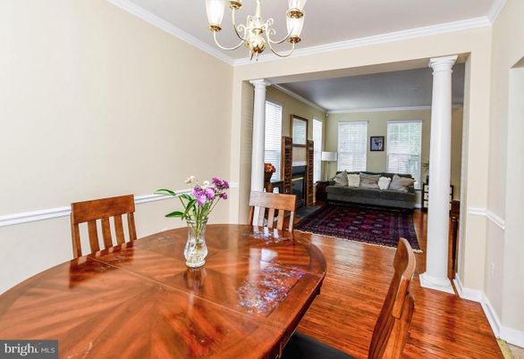 Bedroom, Chandelier, Dining room, Interior, Wood Texture Flooring