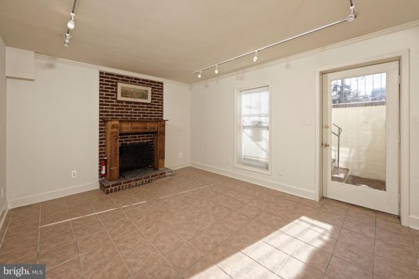 Empty room, Fireplace, Interior, Stone Walls