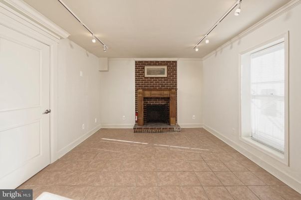 Empty room, Fireplace, Interior, Stone Walls