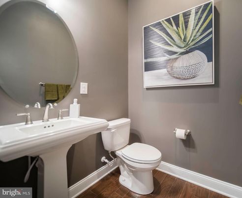Bathroom, Interior, Wood Texture Flooring
