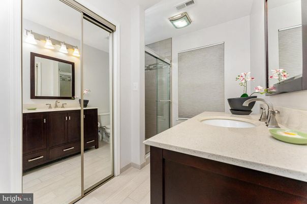 Bathroom, Dual Sink Vanities, Glass Shower, Interior