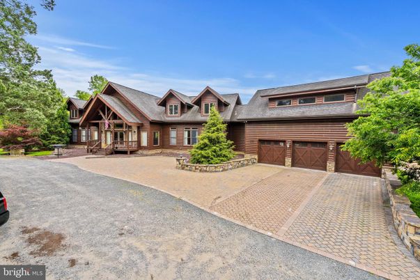 Attached, Exterior, Facade, Log Home
