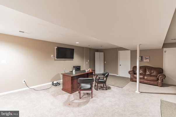 Home Office, Interior, Recessed Lighting