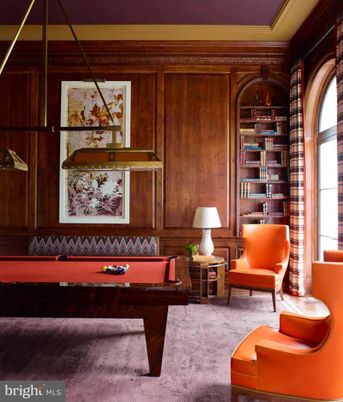 Billiard Table, Game Room, Interior, Wooden Walls