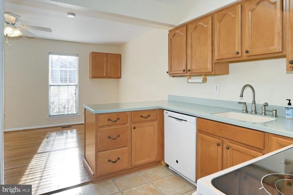 Interior, Kitchen, Wood Texture Flooring