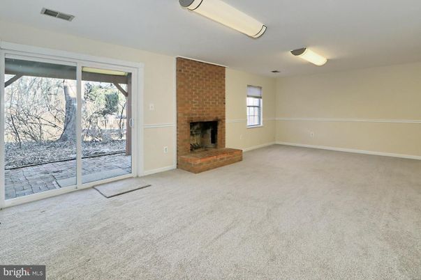Empty room, Fireplace, Interior, Stone Walls