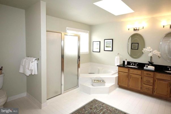Bathroom, Dual Sink Vanities, Glass Shower, Interior