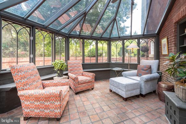 Glass Ceilings, Interior, Stone Walls, Sun Room