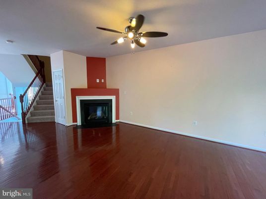 Empty room, Fireplace, Interior, Wood Texture Flooring