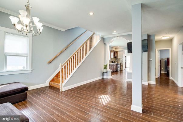 Chandelier, Interior, Recessed Lighting, Wood Texture Flooring
