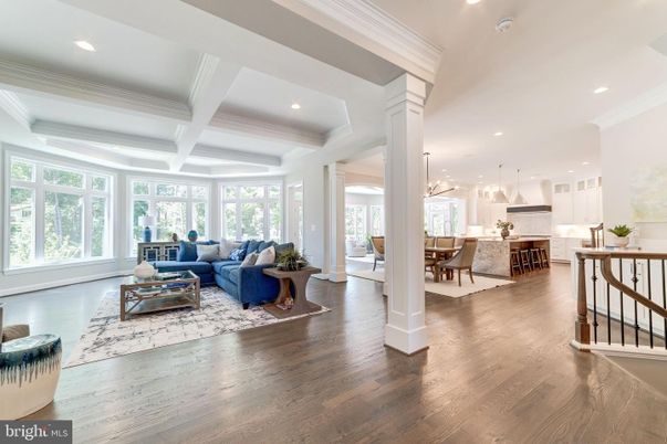 Dining room, Interior, Kitchen, Living room, Pendant Lights, Recessed Lighting, Wood Texture Flooring
