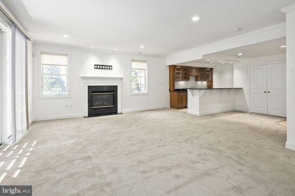 Empty room, Fireplace, Interior, Recessed Lighting