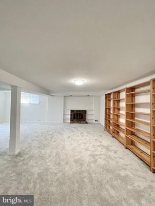 Empty room, Fireplace, Interior