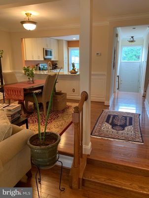 Dining room, Interior, Kitchen, Stainless Steel Appliances, Wood Texture Flooring