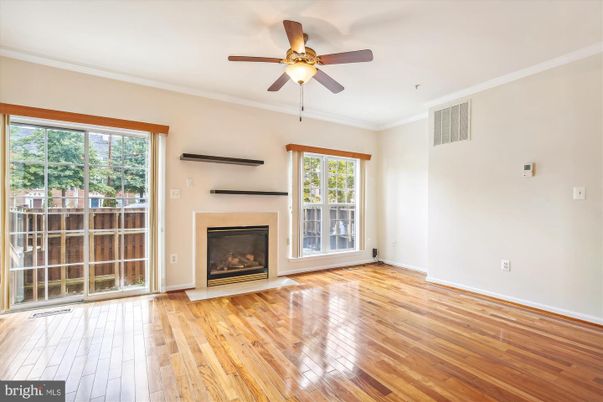 Empty room, Fireplace, Interior, Wood Texture Flooring