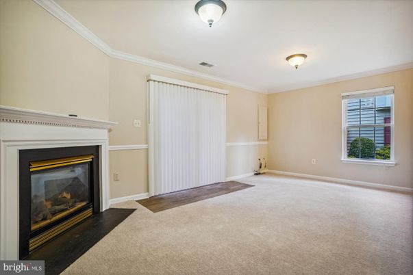 Empty room, Fireplace, Interior