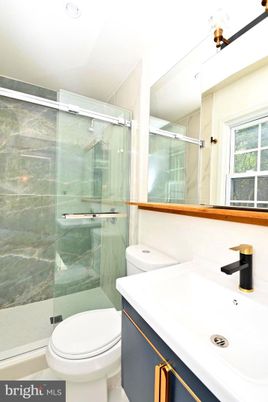 Bathroom, Glass Shower, Interior, Marble Walls, Recessed Lighting
