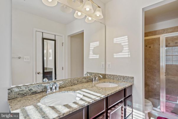 Bathroom, Dual Sink Vanities, Glass Shower, Interior