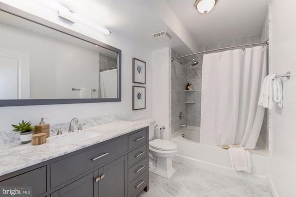 Bathroom, Dual Sink Vanities, Interior, Marble