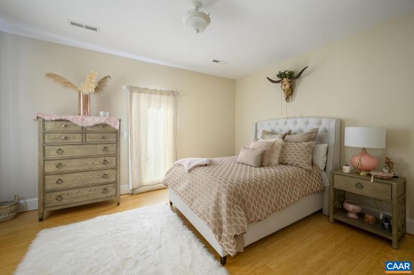 Bedroom, Interior, Wood Texture Flooring