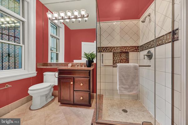 Bathroom, Glass Shower, Interior