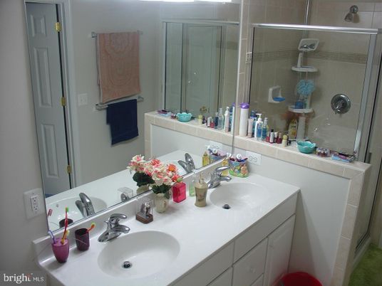 Bathroom, Dual Sink Vanities, Glass Shower, Interior