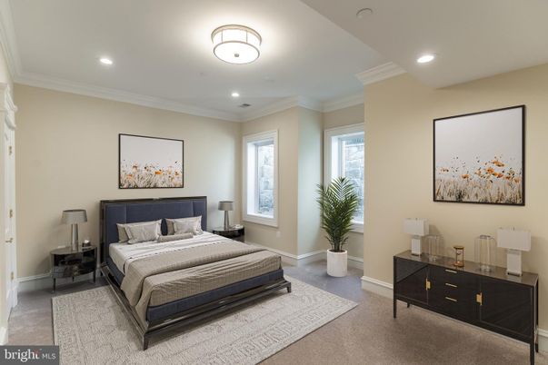 Bedroom, Interior, Recessed Lighting