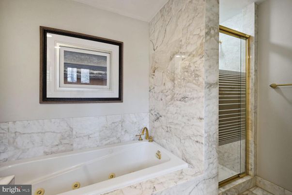 Bathroom, Interior, Marble Walls