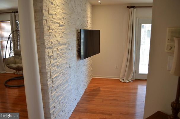 Interior, Stone Walls, Wood Texture Flooring