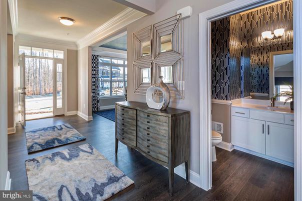 Bathroom, Interior, Wood Texture Flooring