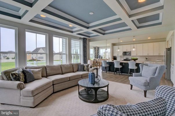 Interior, Kitchen, Living room, Pendant Lights, Recessed Lighting, Stainless Steel Appliances, Wood Texture Flooring